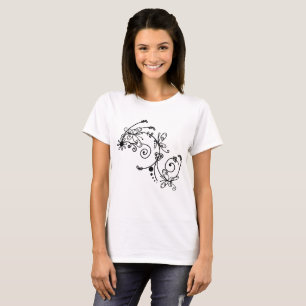 Filigrane Schmetterlinge T-Shirt
