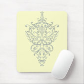 filigranes Grün Mousepad (Mit Mouse)