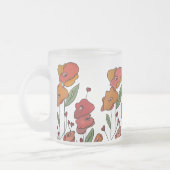 filigranes Mohnfeld Mattglastasse (Links)