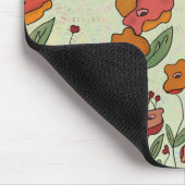 Filigranes Mohnfeld Mousepad (Ecke)