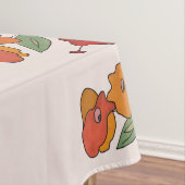filigranes Mohnfeld Tischdecke (Beispiel)