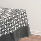 Filigree Black Medalion Pattern Tischdecke (Beispiel)