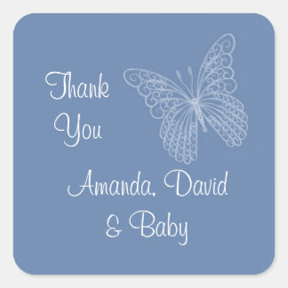 Filigree Butterfly Danke, dass du Sticker hast