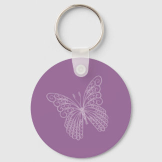 Filigree Butterfly Key Chain in Lila Schlüsselanhänger