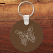 Filigree Butterfly Key Chain Schlüsselanhänger (Vorderseite)
