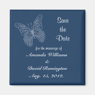 Filigree Butterfly speichert das Date Magnet