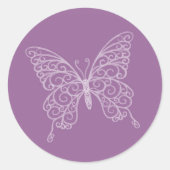Filigree Butterfly Sticker (Vorderseite)