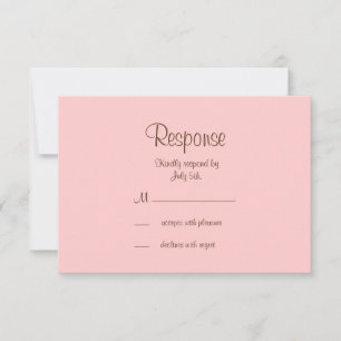 Filigree Butterfly UAWG in Brown RSVP Karte