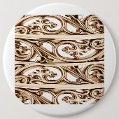 Filigree Cross Design Pattern Button (Vorderseite)