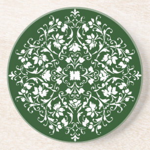 Filigree Damask Getränkeuntersetzer