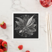 Filigree Floral Mandala Serviette (Beispiel)