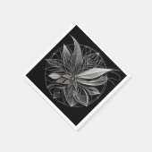 Filigree Floral Mandala Serviette (Ecke)