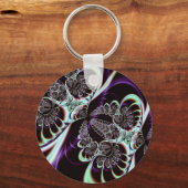 Filigree Fraktal Schlüsselanhänger (Vorderseite)