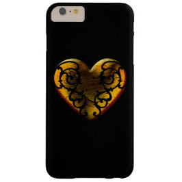 Filigree Goth Gold Heart iPhone 16 Pro Max Hülle
