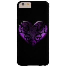 Filigree Goth Lila Heart iPhone 16 Pro Max Hülle