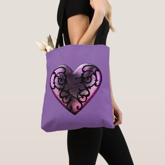 Filigree Goth Pink Heart Tasche (Von Nahem)