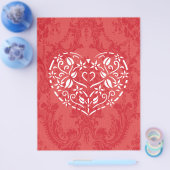 Filigree Heart Flyer (Einzeln)