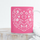 Filigree Heart Kaffeetasse