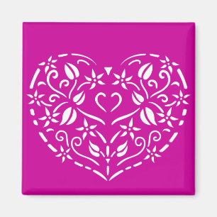 Filigree Heart Magnet