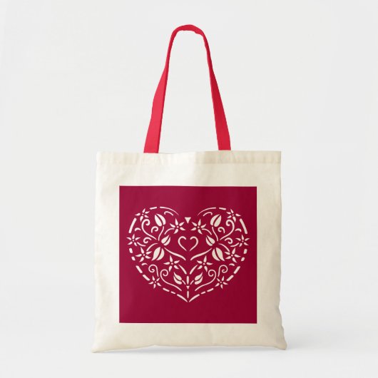 Filigree Heart Tragetasche (Vorne)