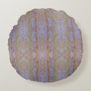 Filigree in Stencil Rundes Kissen