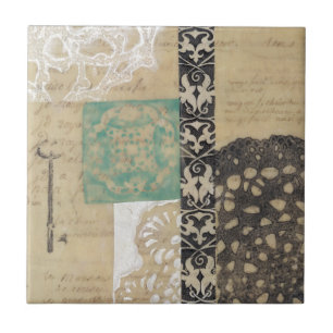 Filigree & Key II Fliese