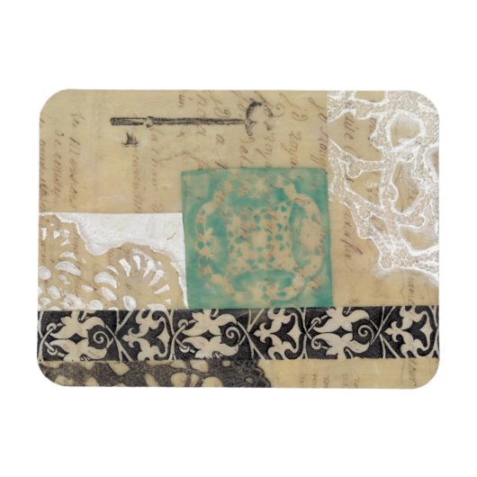 Filigree & Key II Magnet (Horizontal)