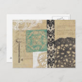 Filigree & Key II Postkarte (Vorne/Hinten)