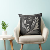 Filigree Leaf Frame Kissen (Stuhl )