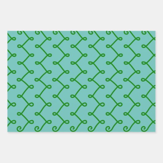 Filigree Lines Fun Art Wrap Handwerkspapier Geschenkpapier Set (Vorderseite 2)