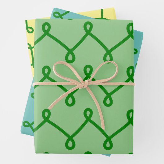 Filigree Lines Fun Art Wrap Handwerkspapier Geschenkpapier Set (Beispiel)