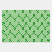 Filigree Lines Fun Art Wrap Handwerkspapier Geschenkpapier Set (Vorderseite)