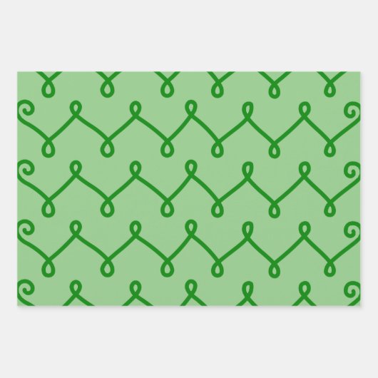 Filigree Lines Fun Art Wrap Handwerkspapier Geschenkpapier Set (Vorderseite)