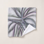 Filigree Motions Modernes Abstraktes Schwingen des Badhandtuch Set (Waschlappen)