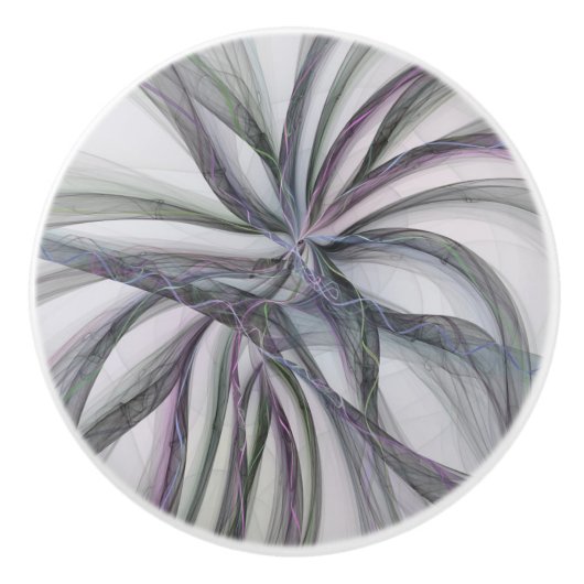 Filigree Motions Modernes Abstraktes Schwingen des Keramikknauf (Vorderseite)