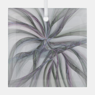 Filigree Motions Modernes Abstraktes Schwingen des Ornament Aus Glas