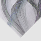 Filigree Motions Modernes Abstraktes Schwingen des Seidenpapier (Detail)