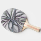 Filigree Motions Modernes Abstraktes Schwingen des Tischtennis Schläger (Seitenansicht)