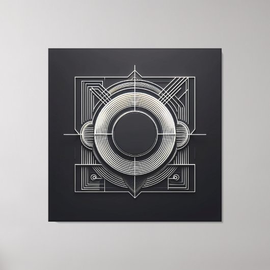 Filigree Nexus  Leinwanddruck (Vorderseite)