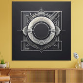 Filigree Nexus  Leinwanddruck (Insitu (Wohnzimmer))