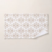 Filigree Pattern Stilvolles Elegant Badhandtuch Set (Handtuch)