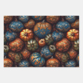 Filigree Pumpkin Geschenkpapier Set (Vorderseite 3)