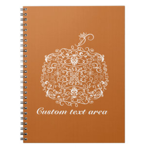 Filigree Pumpkin Herbst-Notebook-Journal Notizblock