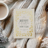 Filigree Rahmen Folien Feiertagskarte