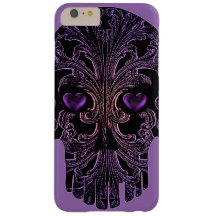 Filigree Skull in Schatten von Lila