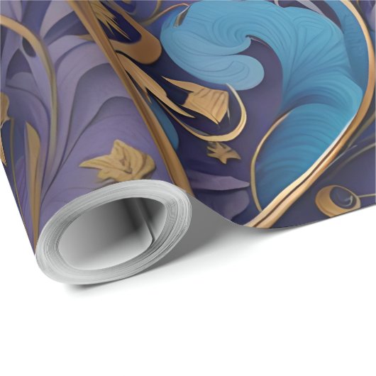 Filigree Spiralverpackungspapier Geschenkpapier (Rolleneckpunkt)