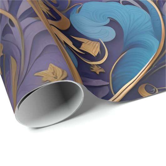 Filigree Spiralverpackungspapier Geschenkpapier (Rolleneckpunkt)