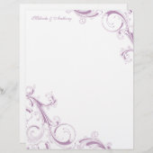 Filigree Swirl Violet (Vorne/Hinten)