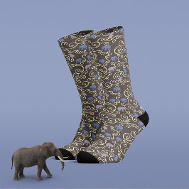 Filigree- und Elefantensocken Socken