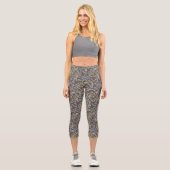 Filigree und Elephants Capri Leggings (Vorderseite)